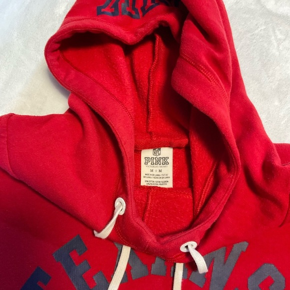 Rare 2014 Red PINK Victoria's Secret Texans Sweater - Picture 4 of 7